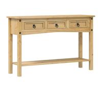Table console - Corona - Modèle Corona - Bois de pin massif - 3 tiroirs - 114x34,5x73 cm