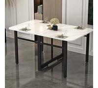 Table console de couloir - Table de salle à manger moderne pour petits espaces, table de cuisine pliable extensible et multifonctionnelle, parfaite pour les appartements et les chambres à coucher.