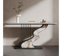 Table console d'entrée de style nordique, table de couloir au design unique pour salon, couloir, foyer