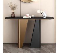 Table Console d'Entrée en Pierre Frittée, Table d'Entrée Ultra-Étroite | Modern Luxury Accent Table for Hallway(Type A,100x35x85cm/39.3x13.7x33.4in)