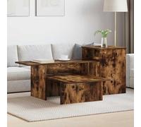 Table console en bois de chêne fumé 91,5 x 35 x 38,5 cm avec espace de rangement, table d'appoint étroite pour couloir, salon, chambre à coucher et bureau