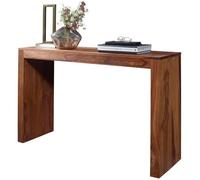 Table console en bois massif FineBuy 115x75x40cm - Table de couloir et de bureau