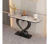 Table console étroite moderne - Table d'appoint en forme de cœur pour entrée, salon, couloir et foyer - Meubles d'appoint