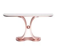 Table Console Étroite pour Entrée,Table D’Appoint Derrière Canapé,Console D’Entrée Moderne avec Plateau Pierre,Meuble Étage pour Salon Bureau Hôtel E,150 * 30 * 80CM