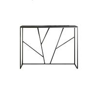 Table console étroite pour H - Table d'appoint haute avec dessus en bois massif, étagère arrière de canapé élégante, parfaite pour l'entrée, le bar et le café