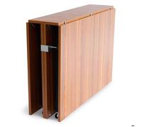 Table console extensible 300cm Nefertiti Bois noisette