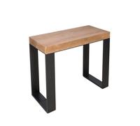 Table console extensible 90x40/190 cm Tecno Small structure anthracite