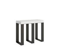 Table console extensible 90x40/300 cm structure Sintesi Anthracite