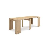 Skraut Home | Table Console Extensible jusqu'à 237 cm | 5 Positions Différentes | Dimensions Fermées : 78 X 90 X 50 cm | Chêne | Idéal pour Votre Salle À Manger, Salon Ou Bureau