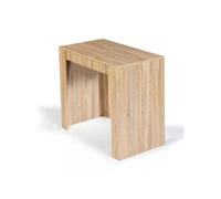 Concept Usine – Table console extensible BELLI – effet bois 1,40 m