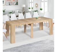 Table Console Extensible Orlando 14 Personnes 300 Cm Bois Façon Hêtre