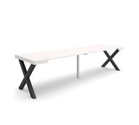 Table console extensible - SKRAUT HOME - RF2821 - 14 personnes - Pieds bois massif - Blanc