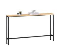 Table Console Cardre En Métal Noir