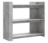 Table console gris béton 100x35x90 cm bois d ingénierie