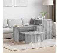 Table console gris Sonoma 91,5 x 35 x 38,5 cm avec espace de rangement, table d'appoint pour couloir, salon, chambre à coucher, table de rangement étroite, buffet et buffet pour entrée