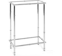 Table console - HAKU Möbel - Moderne - Verre trempé - Acier chromé - 50x25x75 cm