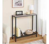 Table Console - HOOBRO - Table d'Entrée de 75 cm - Greige- Table d’Appoint - Style Industriel