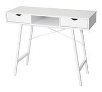 Table console HWC-E92, 100x40cm blanc