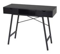 Table console HWC-E92, 100x40cm noir