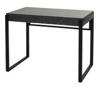Table console MENDLER HWC-L53 métal 80x100x54cm imitation marbre gris Gris G