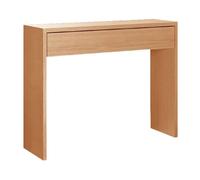Table console, meuble console avec 1 tiroir coloris cerisier - longueur 100 x profondeur 30 x hauteur 76 cm