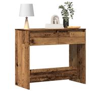 Vidaxl Table Console Vieux Bois 89x41x76,5 Cm Bois D'ingénierie Multicolore