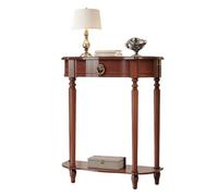 Table console moderne à 2 niveaux avec étagère ouverte - Solution de rangement élégante pour entrée et salon, design peu encombrant pour la décoration de la maison, mobilier durable et fonctionnel