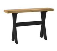 Table console NOAIN pieds en forme de U 120x30x75 cm massif pin vidaXL