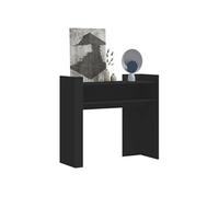 vidaXL Table console noir 100 x 35 x 90 cm bois d'ingénierie
