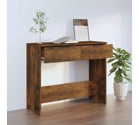 vidaXL Table console Chêne fumé 90x36x75 cm Bois d'ingénierie 817072