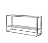 Kristina Dam Studio Console pliable 124x60 cm Acier inoxydable brossé