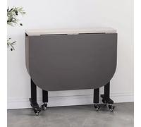 Table console rectangulaire moderne, design pliable peu encombrant, table de cuisine mobile avec support en acier au carbone, capacité de 200 kg, idéale pour les couloirs et les entrées