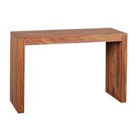 Table console Sheesham en bois massif 115 x 40 x 75 cm - Table d'entrée design - Buffet étroit - Table de travail moderne - Console en bois naturel
