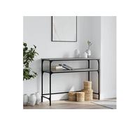 Vidaxl Table Console Sonoma Gris 100x35,5x75 Cm Bois D'ingénierie Gris