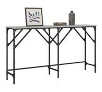 vidaXL Table Console, Bout de Canapé avec Pieds, Table d'Appoint, Meuble de Salon Entrée, Industriel, Sonoma Gris Bois d'Ingénierie