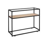 Table console style industriel Bois clair industriel, Chêne Sonoma