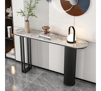 Table Console, Tables De Canapé avec Base en Métal, Table De Bar étroite, étagère De Rangement Ouverte, Table D’entrée Moderne Derrière Le Canapé, Tab, Style 3, 120x30x80cm