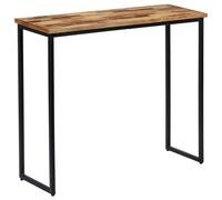 Table Console Teck Recyclé Massif Table d'Appoint Table Auxiliaire vidaXL