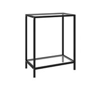 Table console Transparent 60x35x75 cm Verre trempé