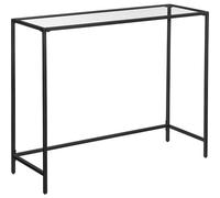 Table Console Verre Noir