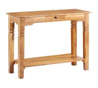 Table console - vidaXL - 100x40x76 cm - Bois d'acacia massif - Finition laquée - Rustique