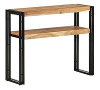 vidaXL Table console 90x30x75 cm Bois d'acacia massif - Style classique - Durable