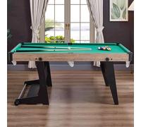 Table Convertible 3 en 1 de Style américain : Billard, ping-Pong, Table à Manger for Usage intérieur Domestique et Commercial(B,1.57m)