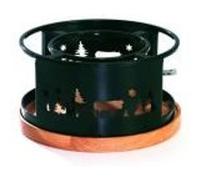 Table&cook rechaud fond.chamonix+s.bois*nr*60190 Noir G
