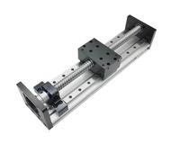 Table coulissante à double rail, guidage linéaire SFU 1204/1605/1610, plateforme à vis à billes, axe XYZ, 2/4 glissières, charge maximale 80 kg(SFU1204 100x80 Tabl,Stroke 1000mm)