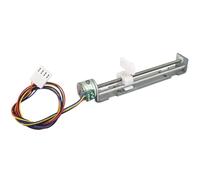 Table coulissante à moteur pas à pas, Moteur pas à linéaire vis de 80 mm course, 5 V CC, biphasé, 4 fils, for table coulissante ; réducteur micromécanique 15