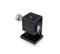 Table coulissante à rainure en queue d'aronde, Z 40 x 40 mm, LWZ4040, plateforme manuelle, crémaillère et pignon, molette de réglage fin, glissière de déplacement