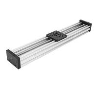 Table Coulissante CNC, Table Coulissante de Guidage Linéaire en Alliage D'aluminium, Vis à Billes de 2 Mm, Rail de Mouvement, Actionneur de Scène de Guidage Linéaire pour Vis à