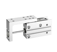 Table coulissante compacte, vérin pneumatique, alésage 20 mm, 5/10/15/20/25/30/40/50/60 mm(10mm)