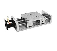 Table coulissante de 140 mm de large, charge de 80 kg, répétabilité de 0,03 mm, vis à billes robuste, module de mouvement linéaire SFU2005/2010, actionneur de scène(Nema23 57mm,850mm SFU2010)
